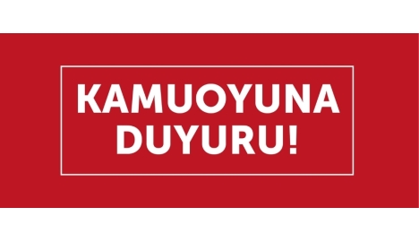 Üye Aidat Hatırlatması